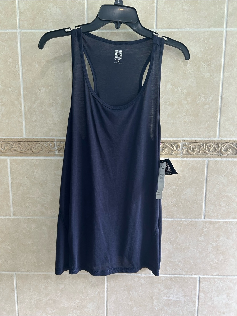 Anne Klein Sport Navy Tank - Picture 1 of 3
